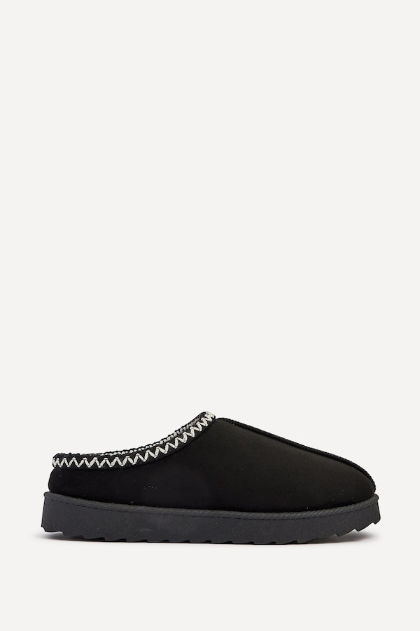 Linzi Tana Black Suede Slipper