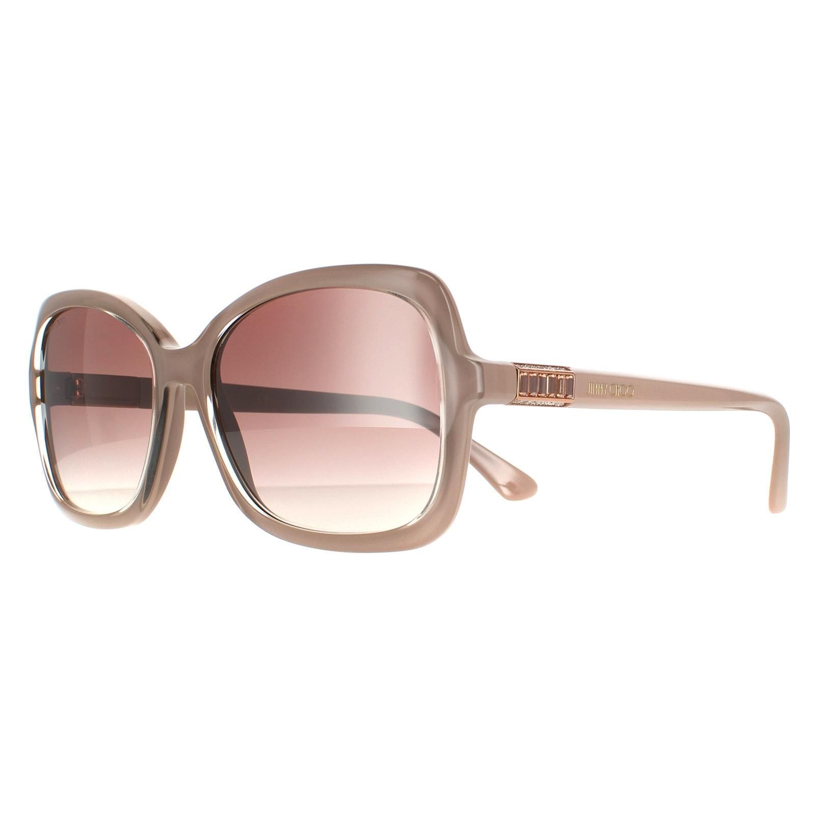 Jimmy Choo Fashion Nude  Brown Silver Mirror BETT/S image 2