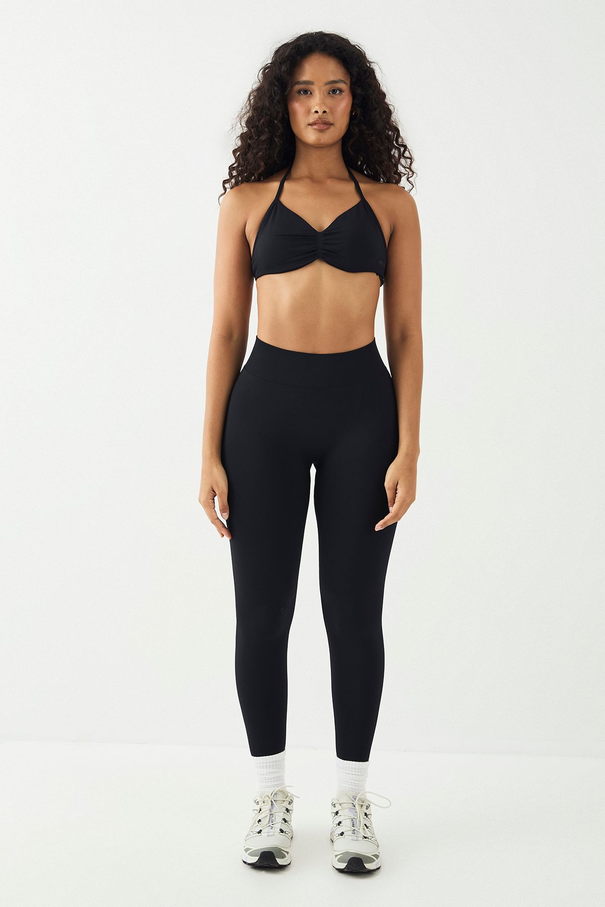 DSGN Studio DSGN Studio Sport Ultra Contour Padded Seamless Strappy Sports Bra Black image 5
