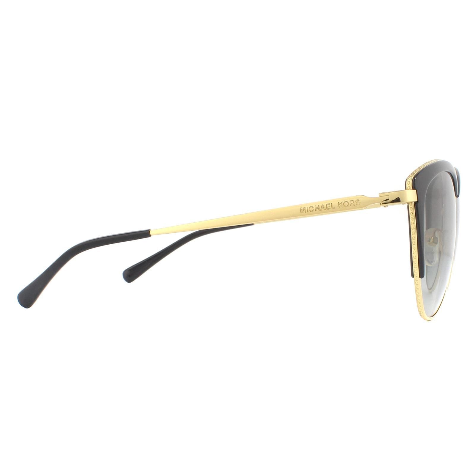 Michael Kors Cat Eye Light Gold Black Dark Grey Gradient Sunglasses image 4