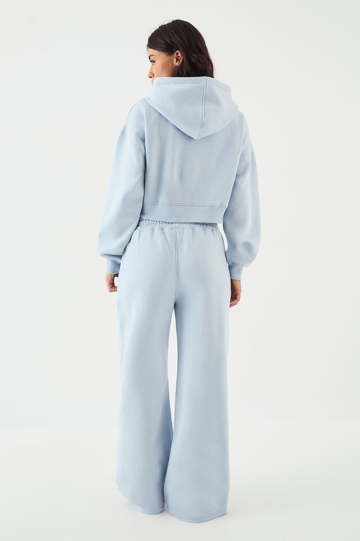 DSGN Studio DSGN Studio Applique Straight Leg Jogger Light Blue image 2