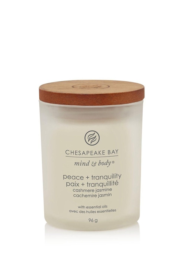 Chesapeake Bay Peace + Tranquility Small Candle White