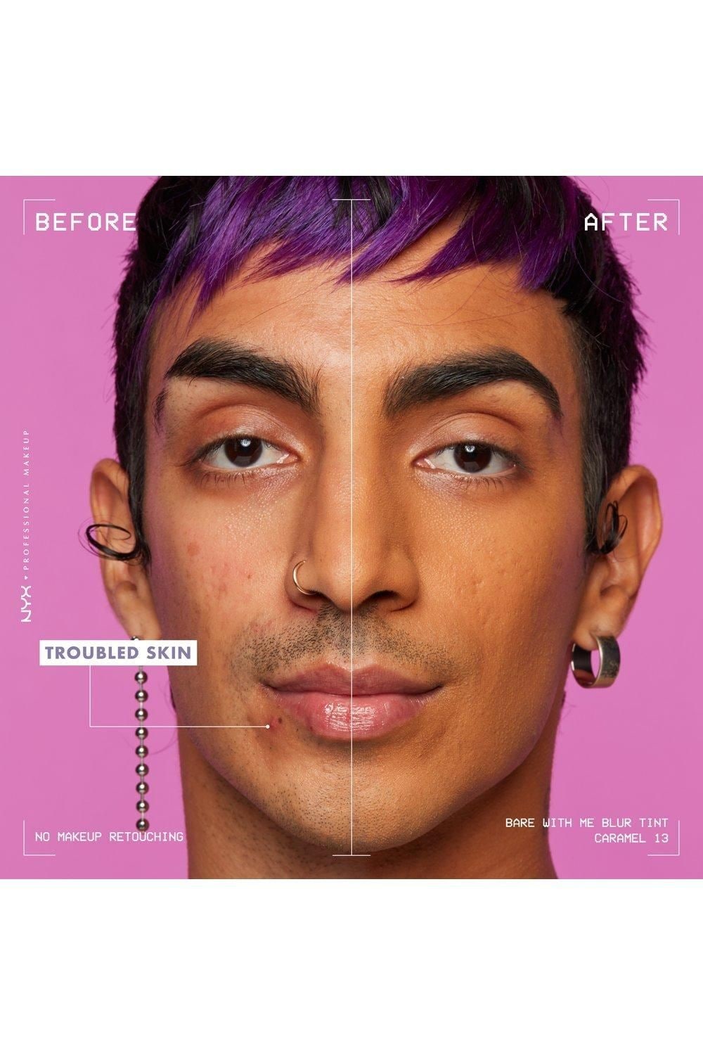 NYX Professional Makeup Bare With Me Blur Tint Foundation Caramel image 10