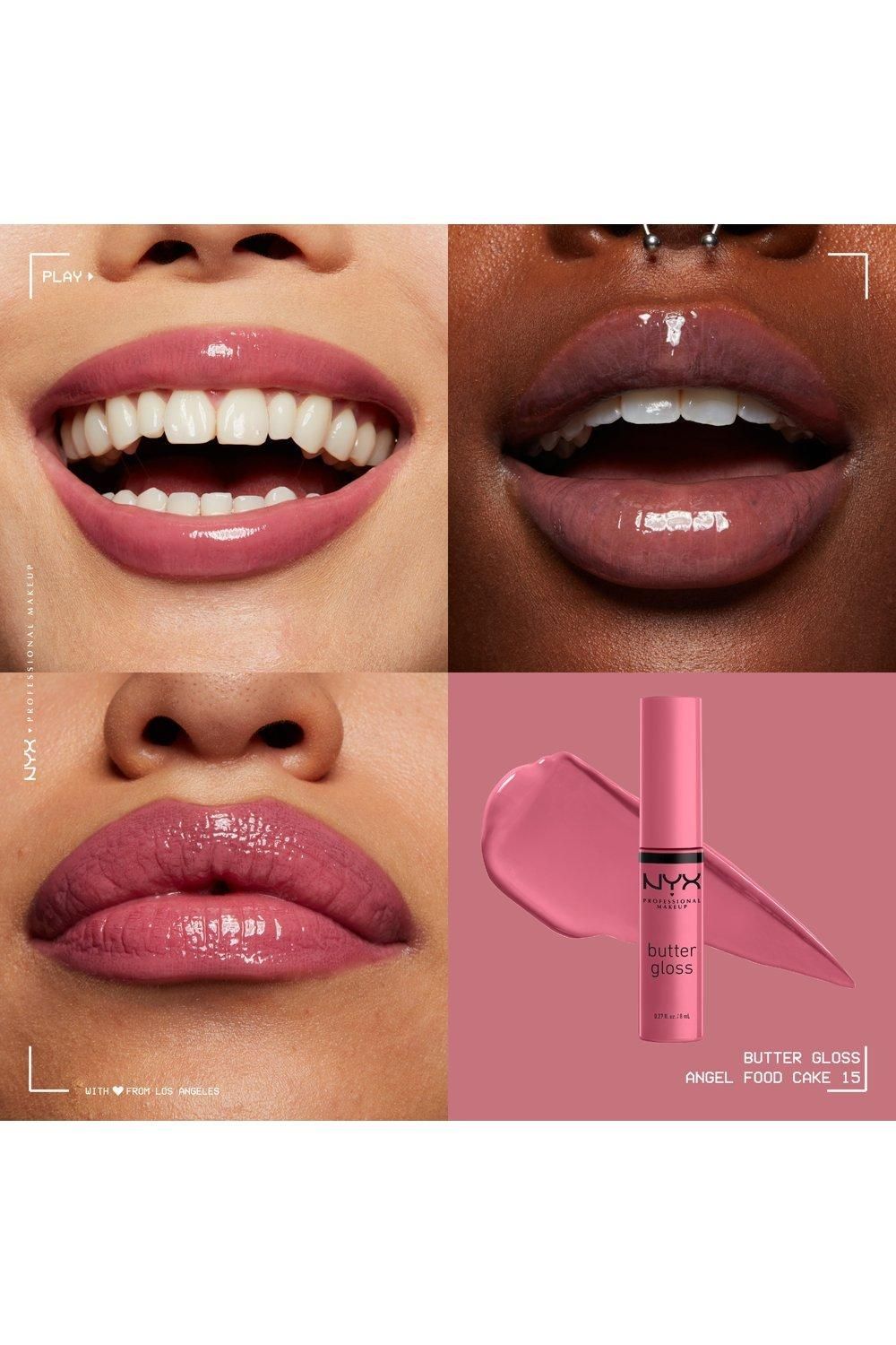 NYX Professional Makeup Butter Lip Gloss Angel Food Cake image 5