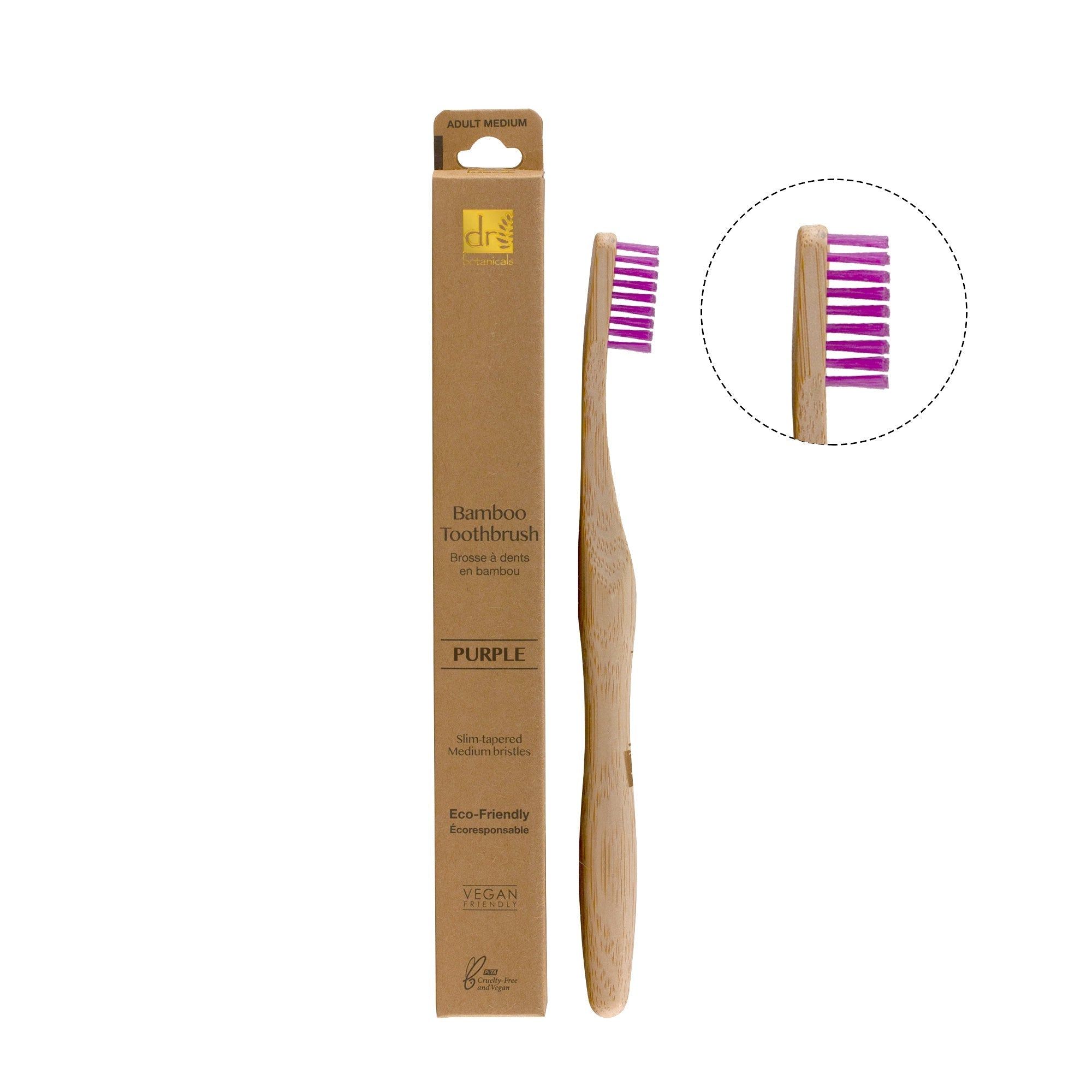 Dr. Botanicals Pastel Bamboo Toothbrush Kit image 2