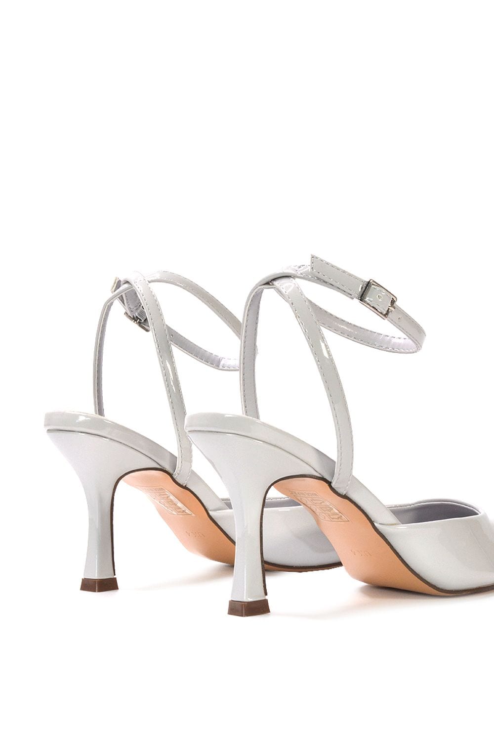 XY London 'Kylie' Strappy Wedge Heel Sandals With Ankle Strap image 5