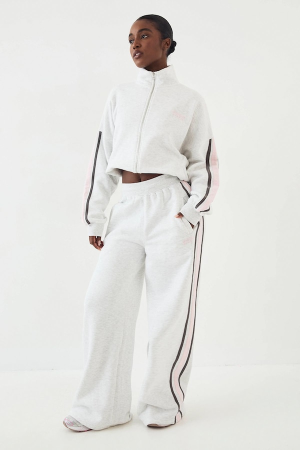 DSGN Studio DSGN Studio Sport Colour Block Straight Leg Jogger Ash Grey