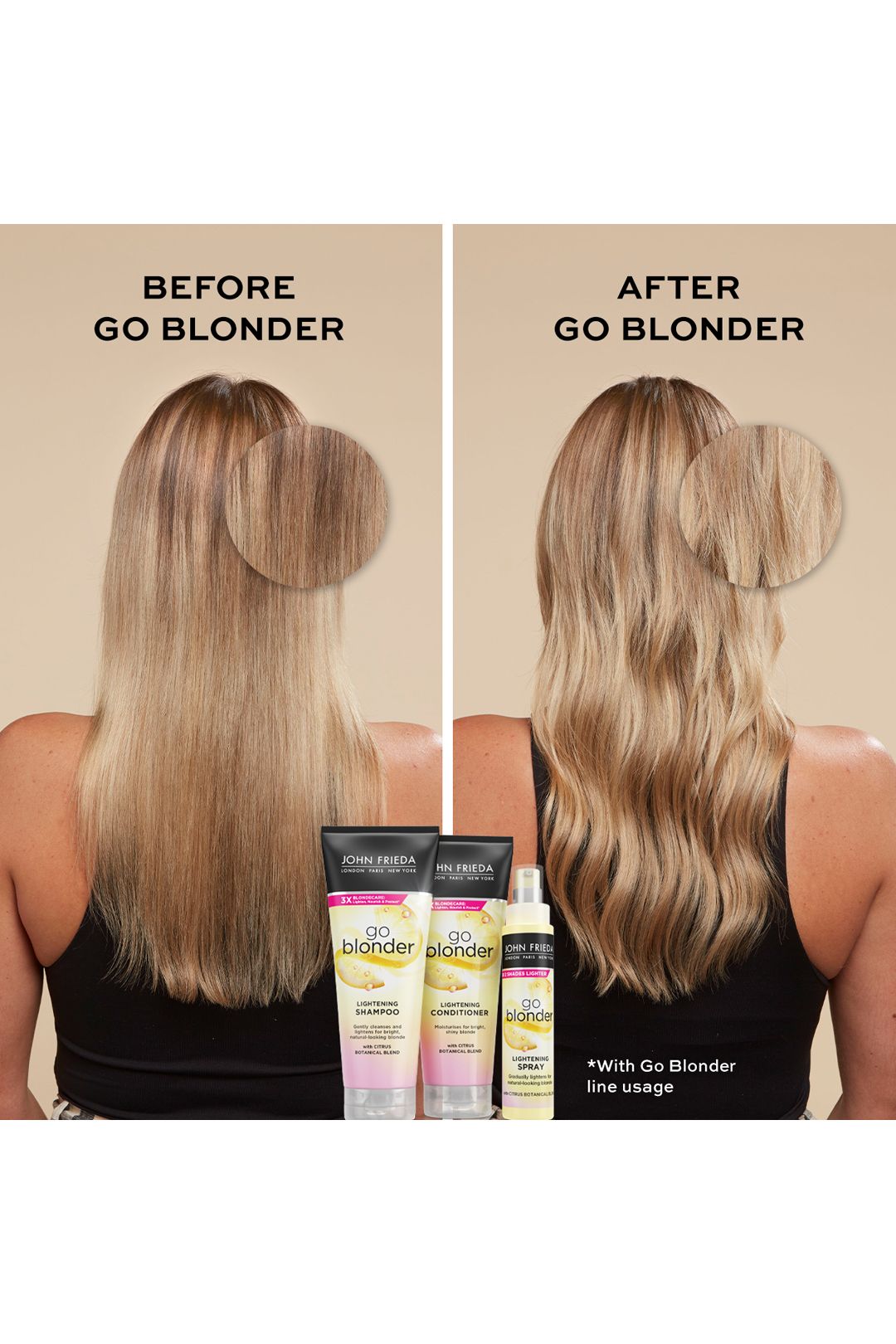 John Frieda Sheer Blonde Go Blonder Lightening Conditioner 250ml Multi image 5