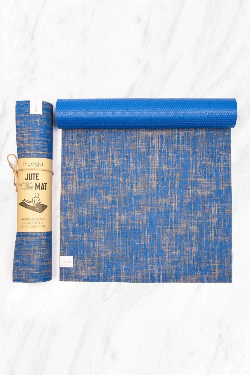 Myga Jute Mat - Blue image 1