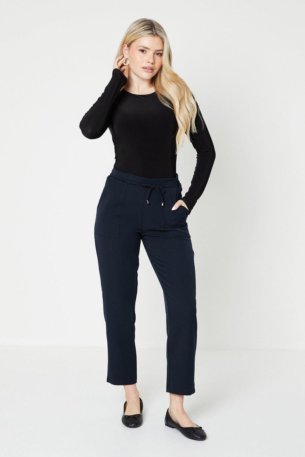 Dorothy Perkins Pocket Jogger Trouser Navy