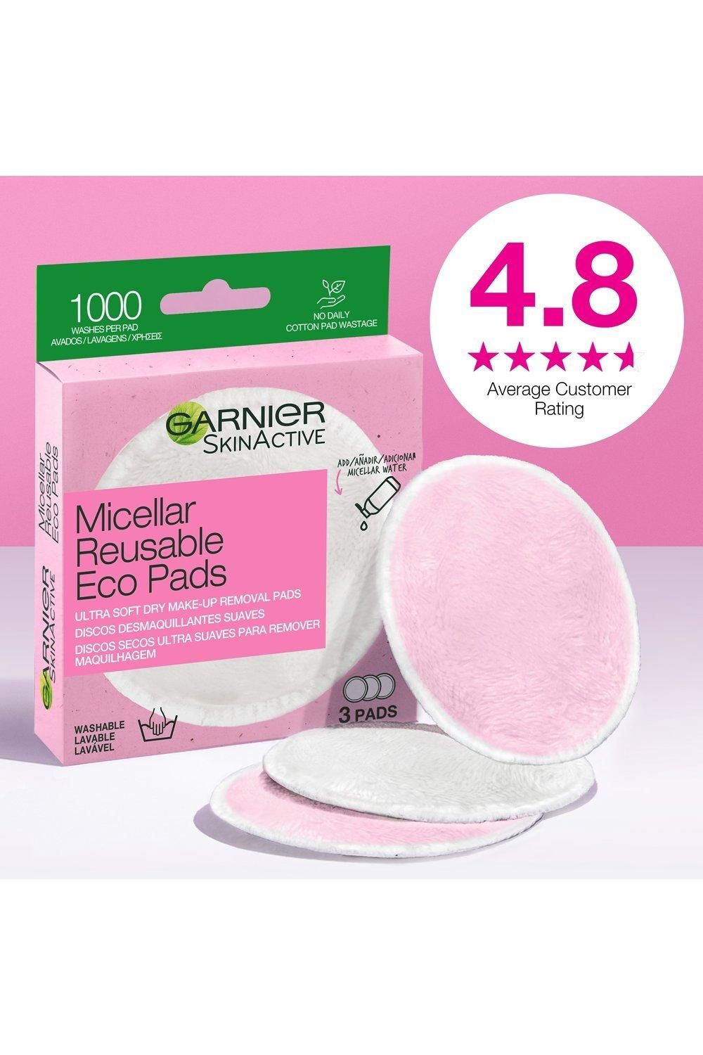 Garnier Micellar Reusable Make-up Remover Eco Pads Multi image 10