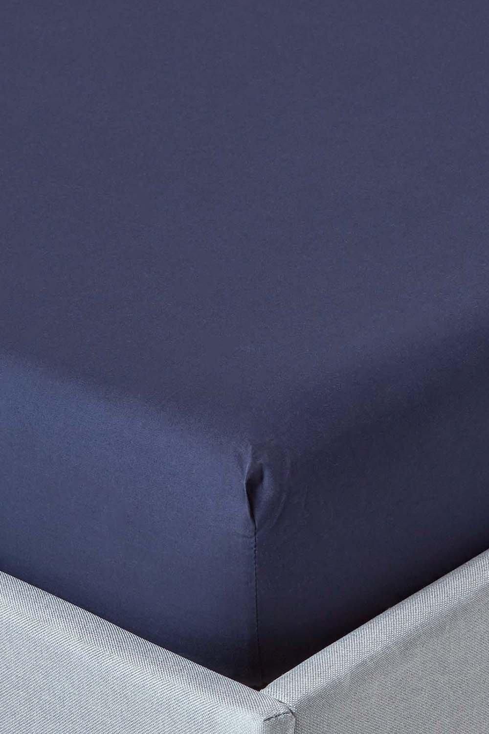 Homescapes Egyptian Cotton Deep Fitted Sheet 18 inch 200 Thread Count image 1