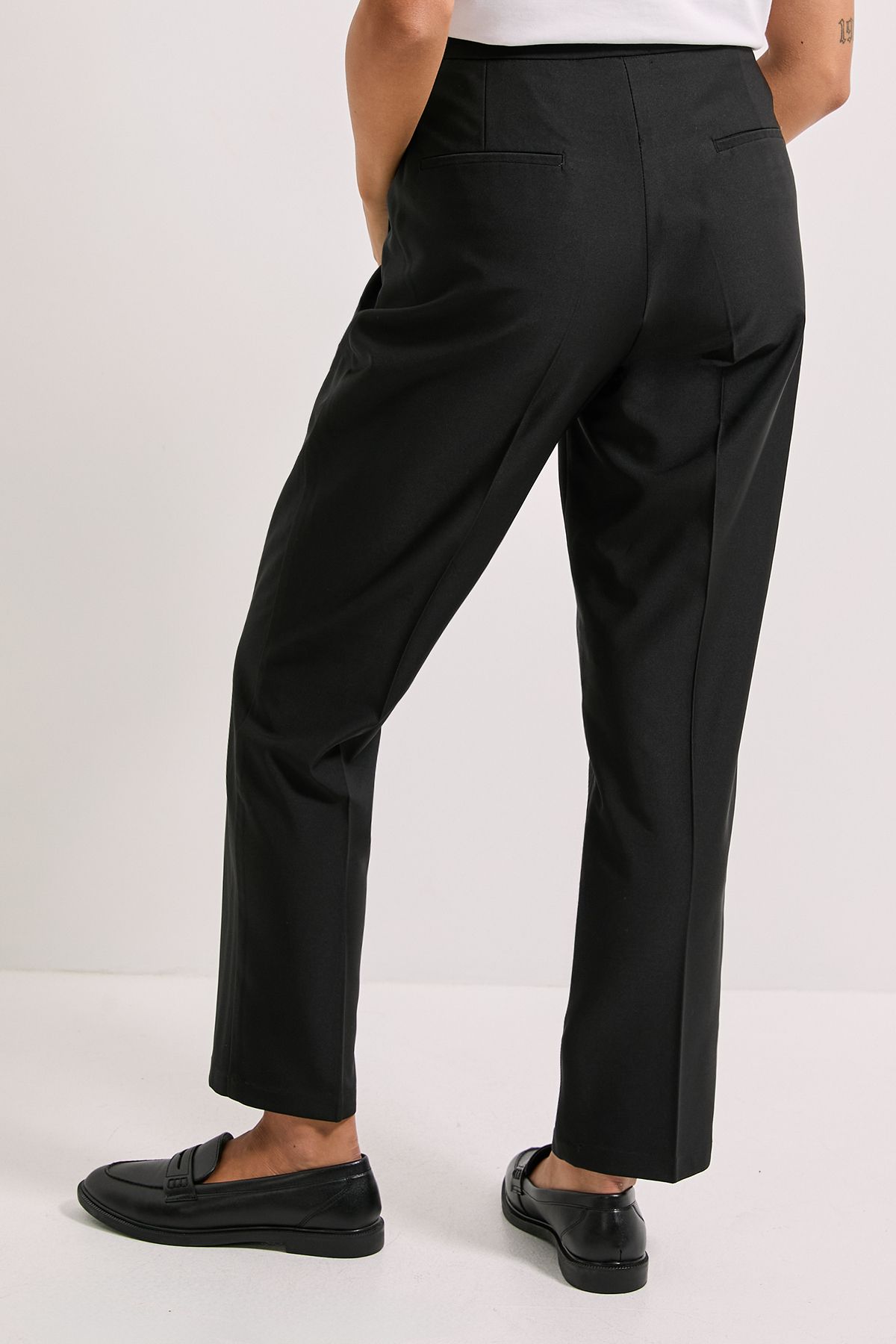 Dorothy Perkins Military Ankle Grazer Trouser Black image 3