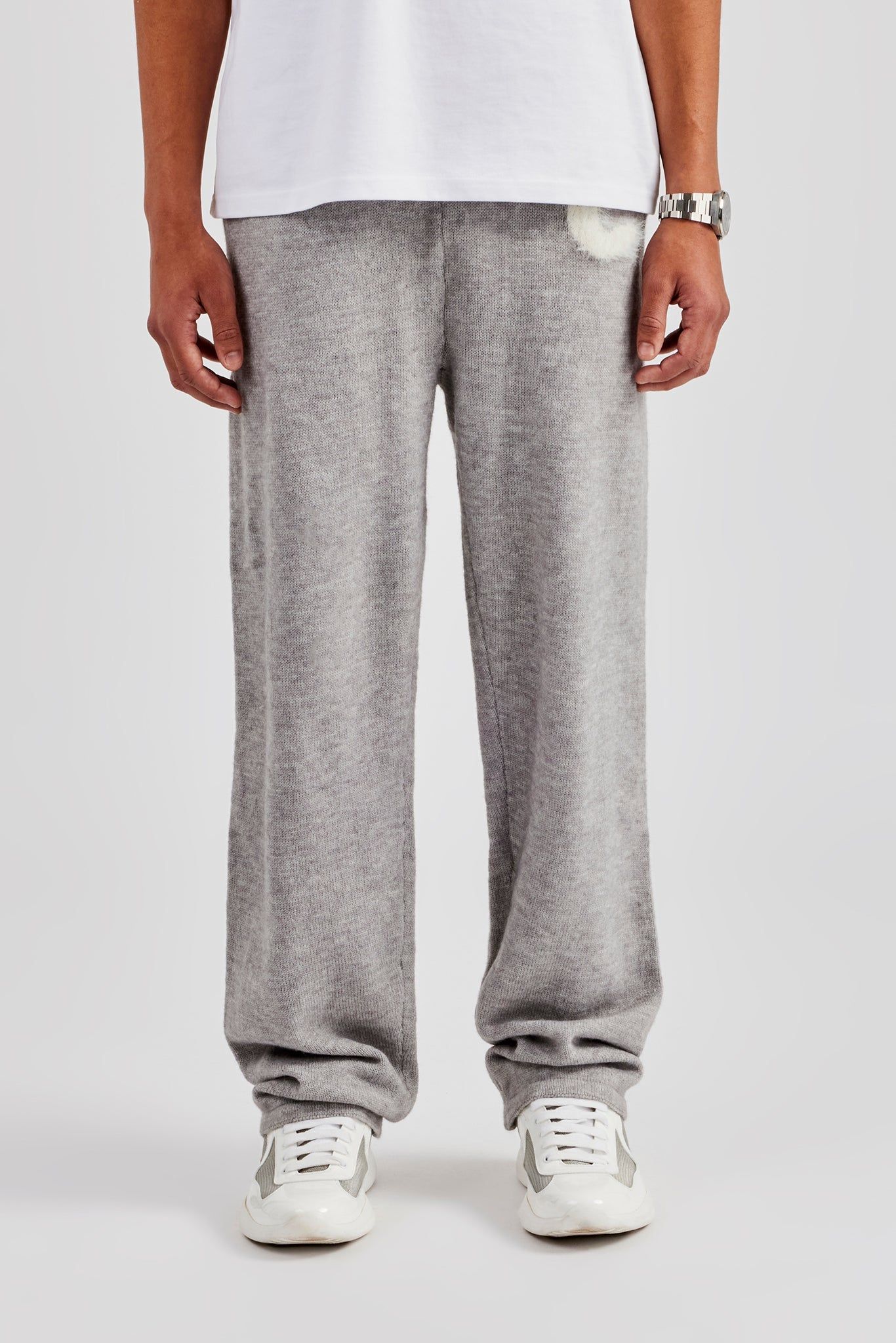 Cernucci Fluffy Intarsia C Jogger - Grey image 2