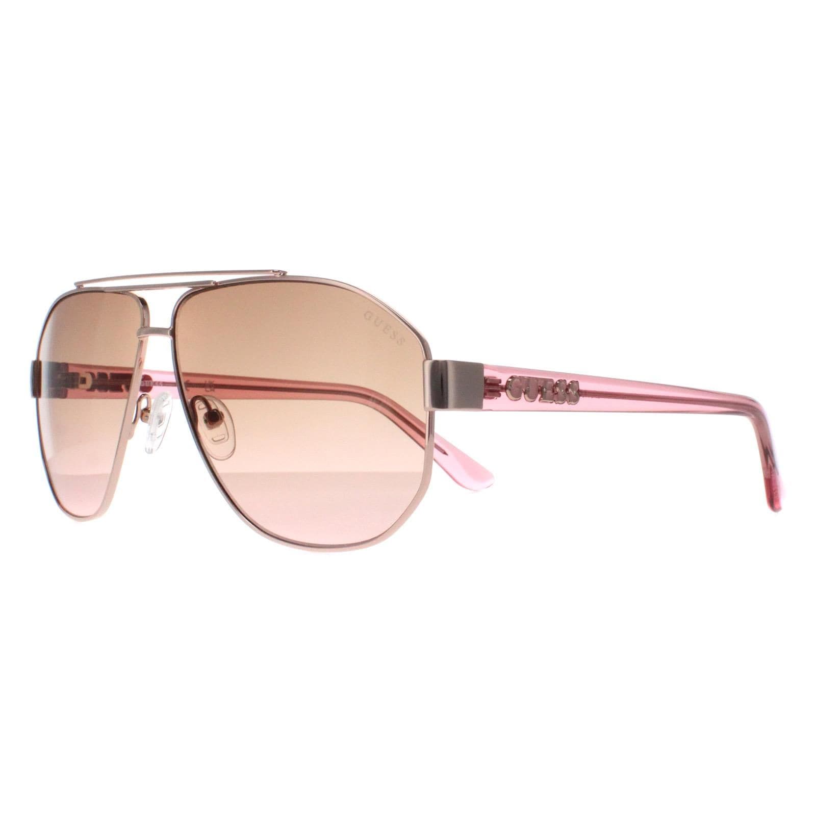 Guess Aviator Rose Gold Brown Gradient GF6145 image 2