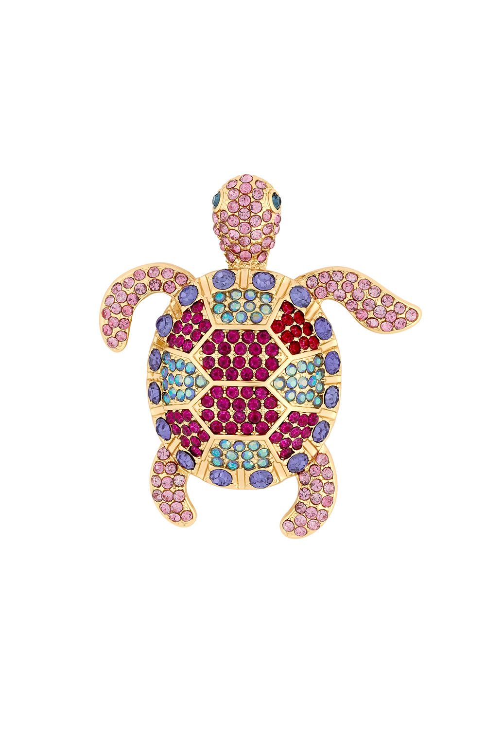 Jon Richard Gold Plated Turtle Brooch - Gift Box image 2