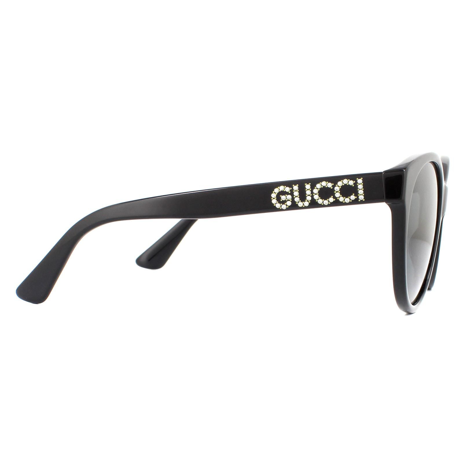 Gucci Round Black Grey Sunglasses image 4