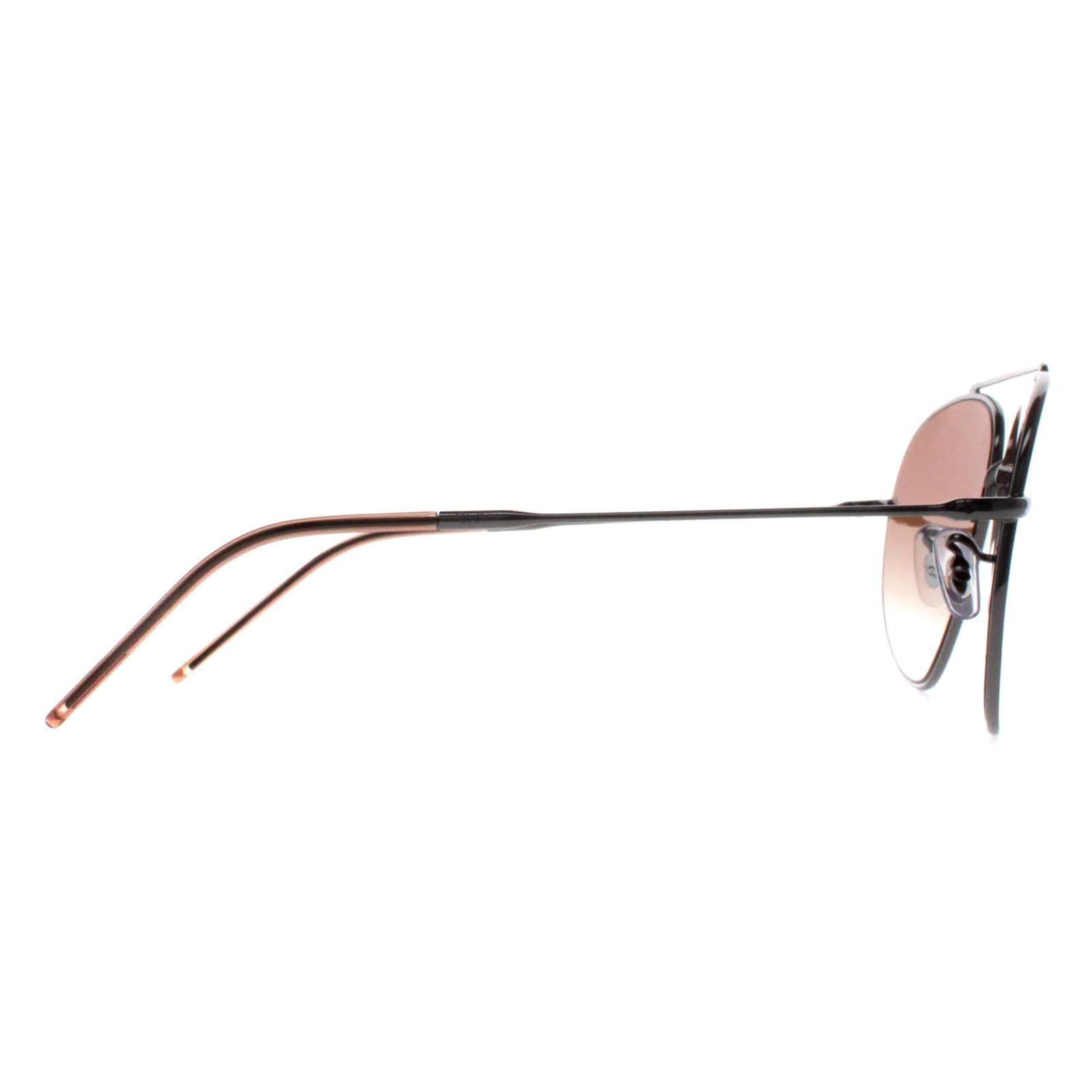 Ray-Ban Aviator Gunmetal Brown Gradient RB0101S Aviator Reverse image 4