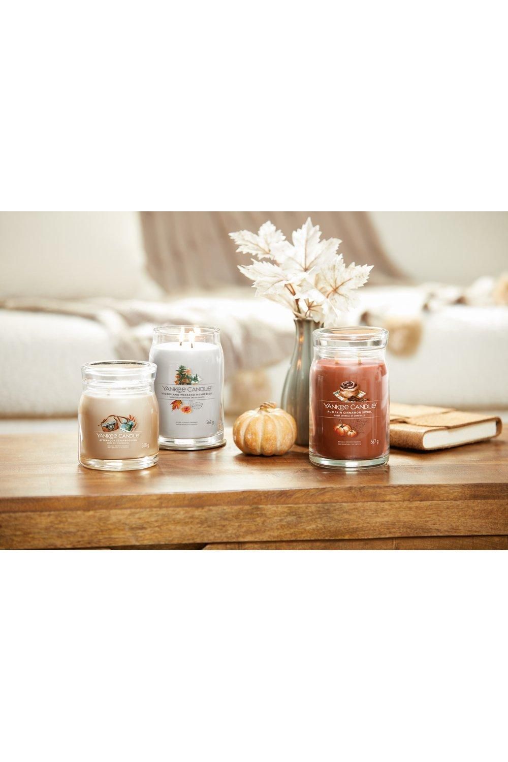 Yankee Candle Pumpkin Cinnamon Swirl Signature Large Jar Candle Multi image 4