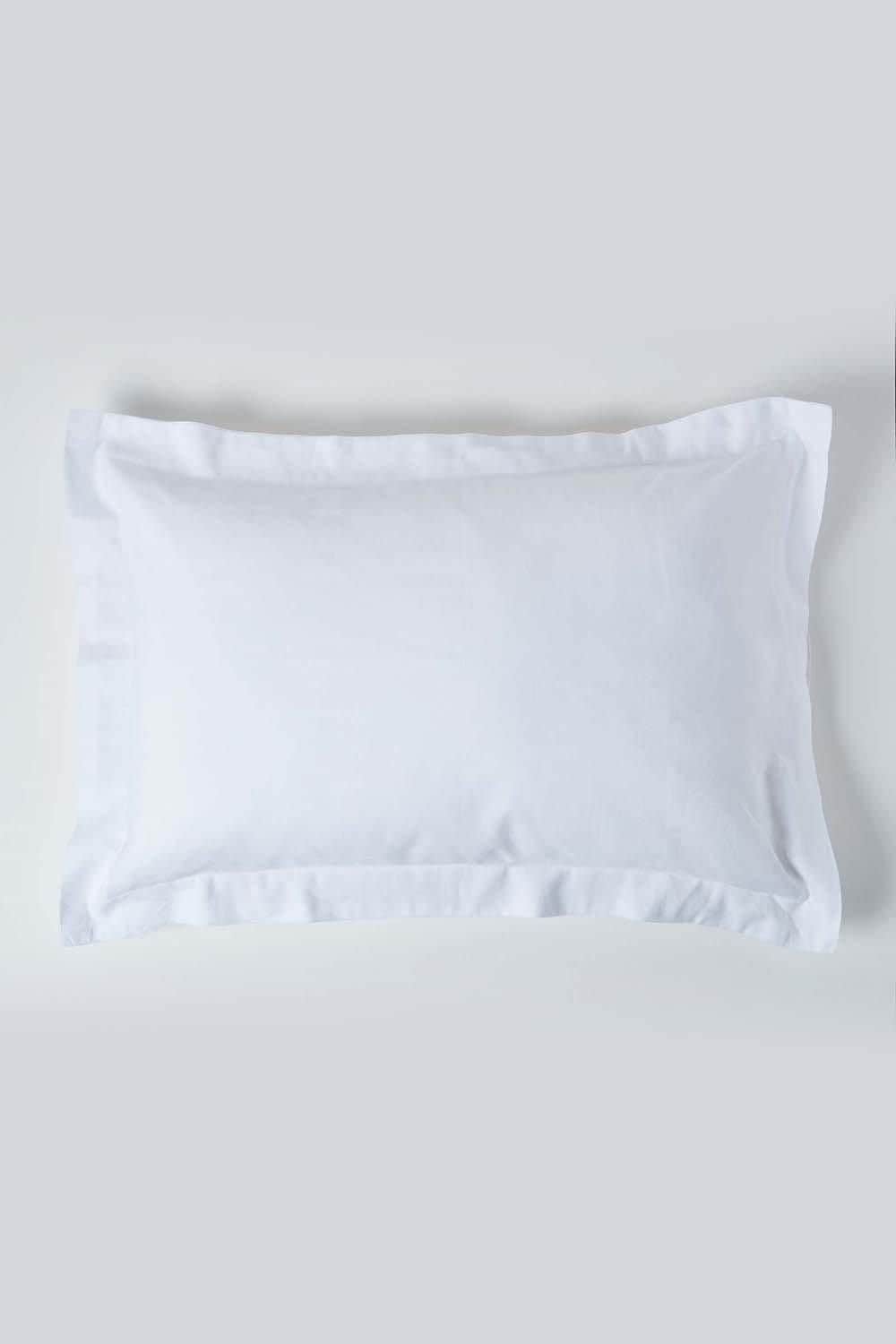 Homescapes Linen Oxford Pillowcase, Standard image 1