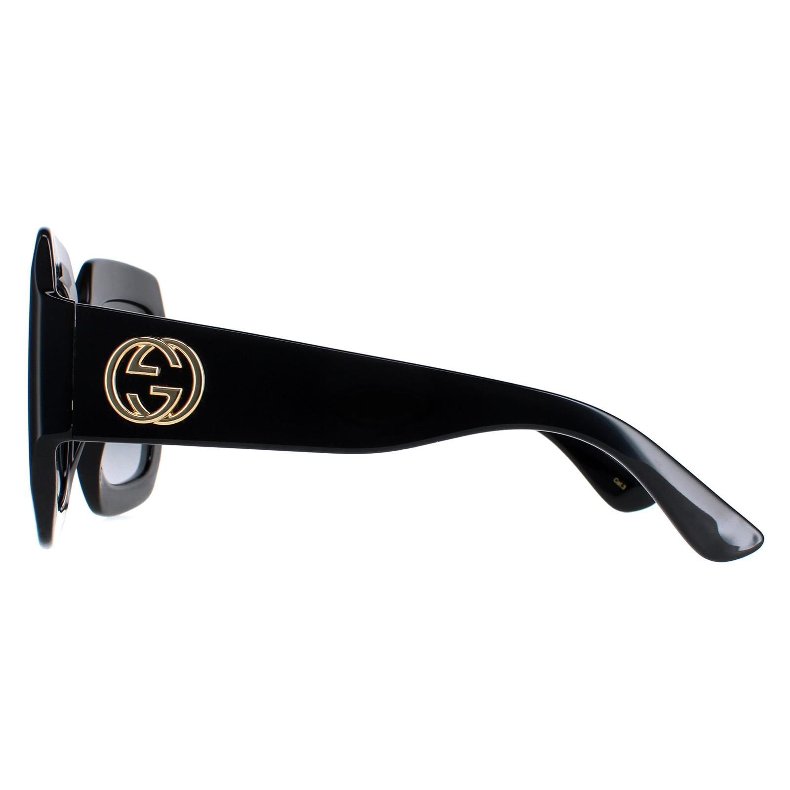 Gucci Square Black Grey GG0053SN image 3