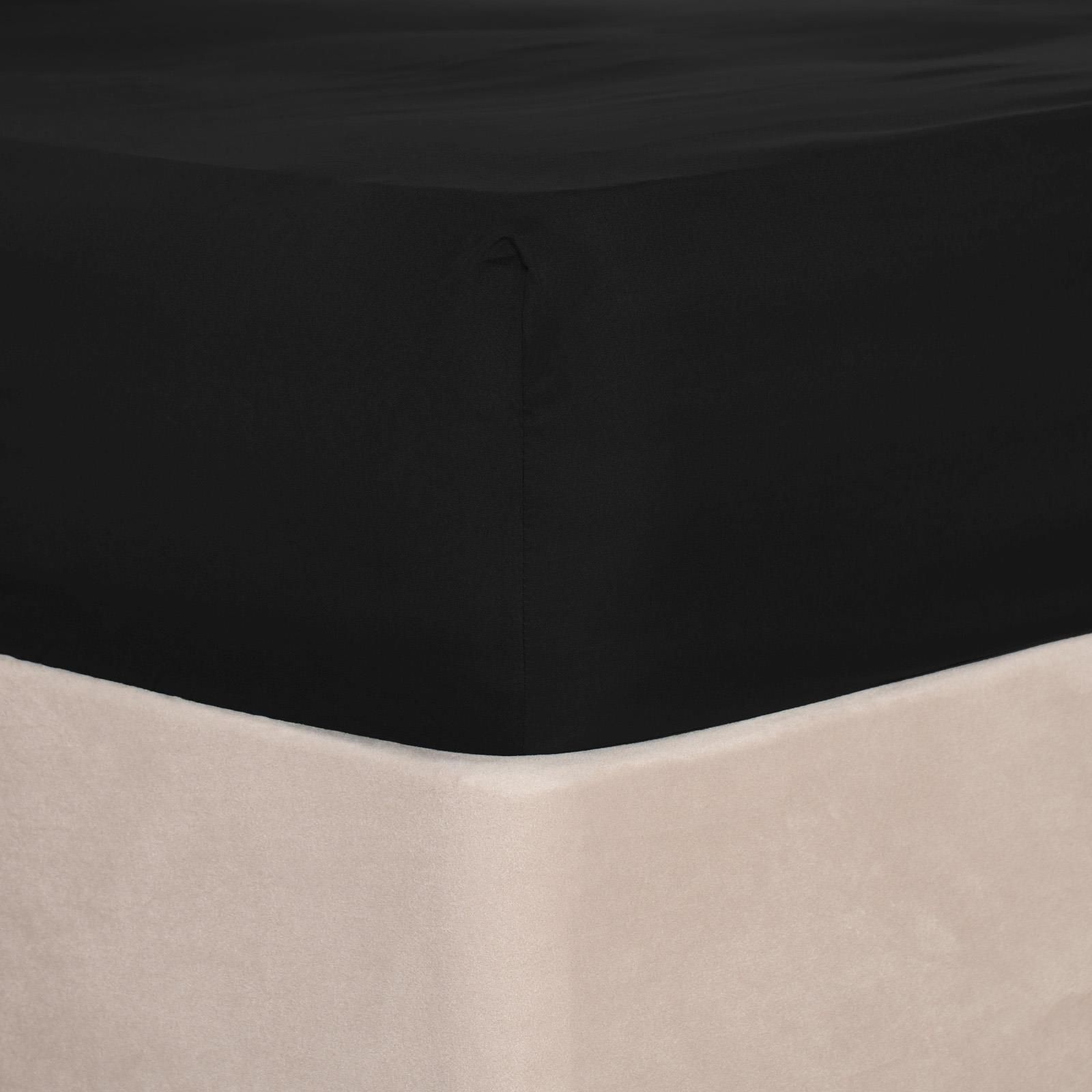 OHS Plain Dyed Non-Iron Fitted Bed Sheet image 2