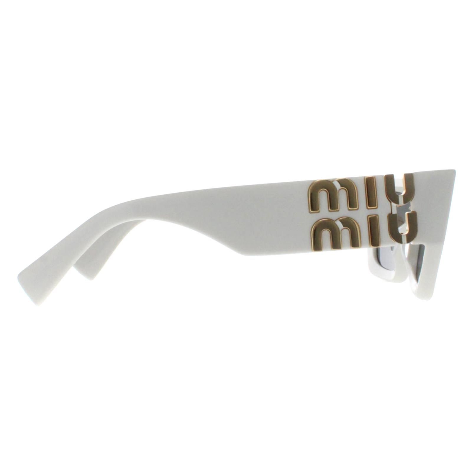 Miu Miu Rectangle White Dark Grey MU09WS image 5