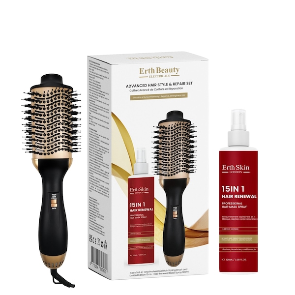 Erth Skin London Erth Advanced Hair Style& Repair (All-In-One Brush Hair + Spray 100ml)