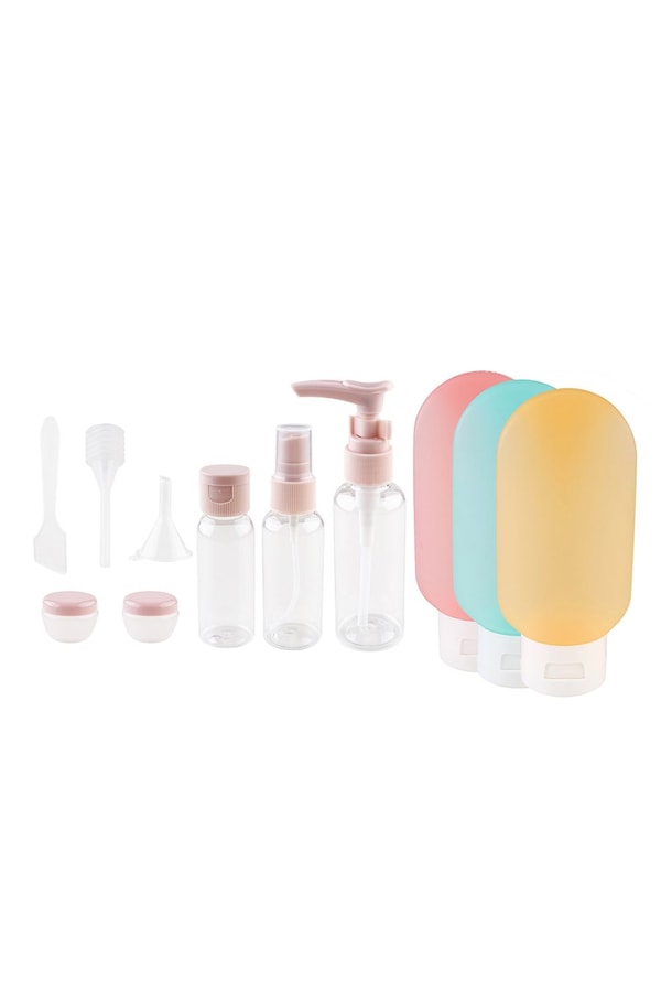 SHEONLY 11Pcs Portable Refillable Travel Bottle Set