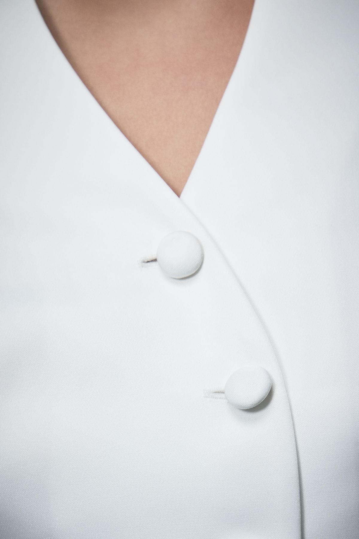 Coast Lisa Tan Waisted Peplum Hem Jacket White image 5