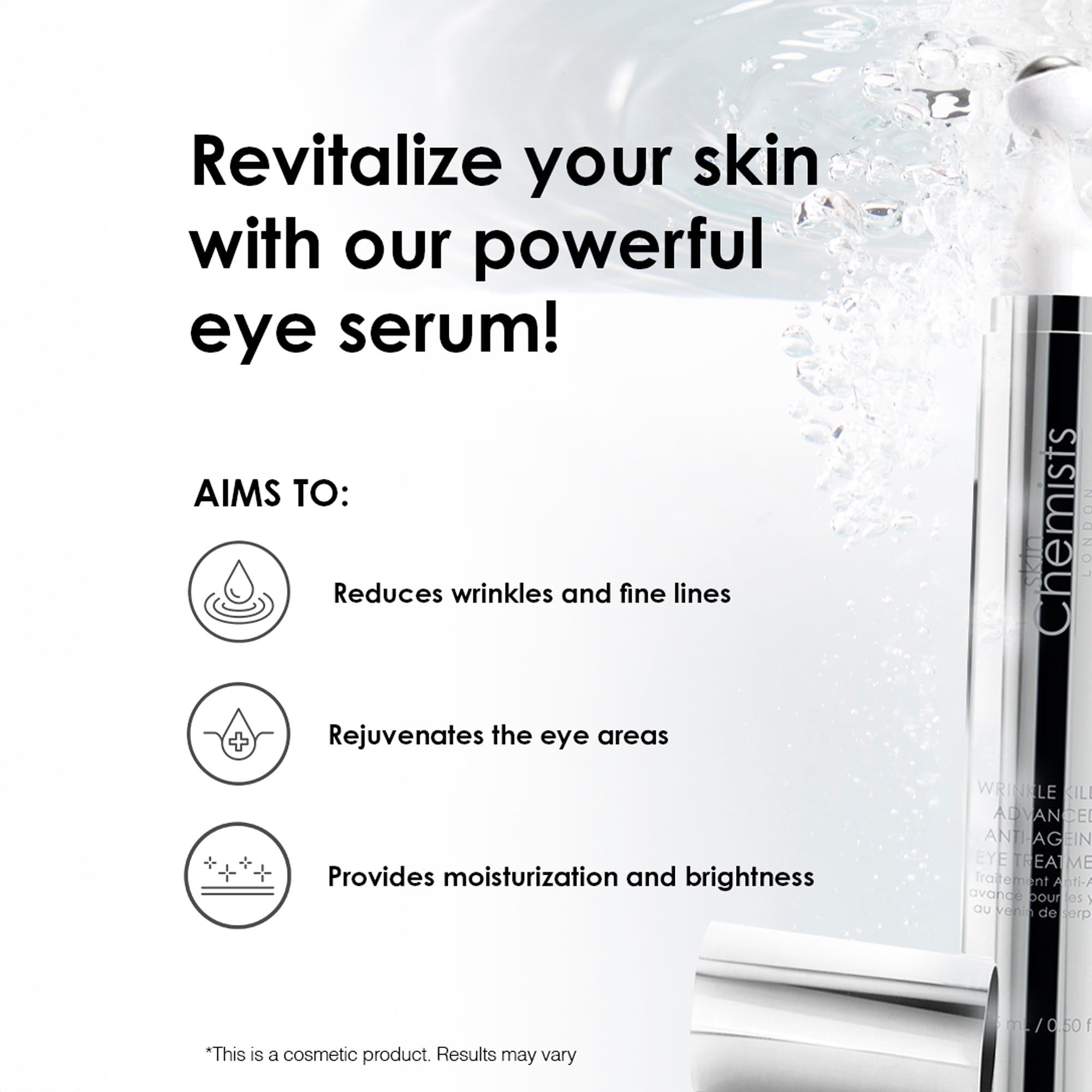 skinChemists professional Wrinkle Killer Advanced Anti-Ageing Eye Treatment 15ml image 5