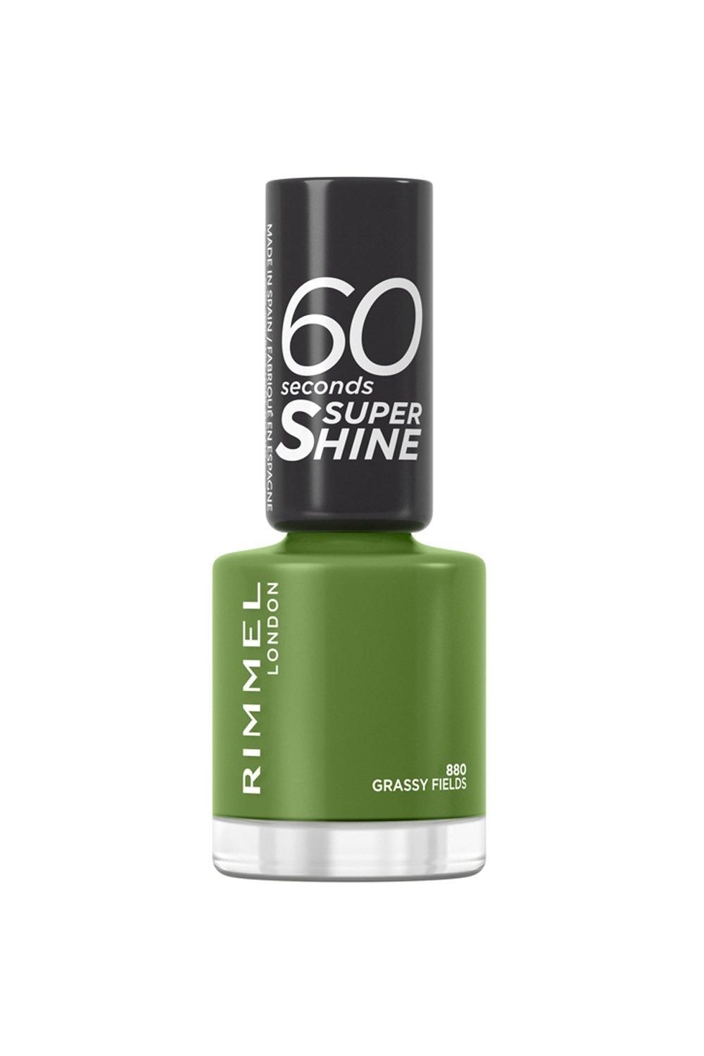 Rimmel London 60 Seconds Super Shine Nail Polish Grassy Fields image 1