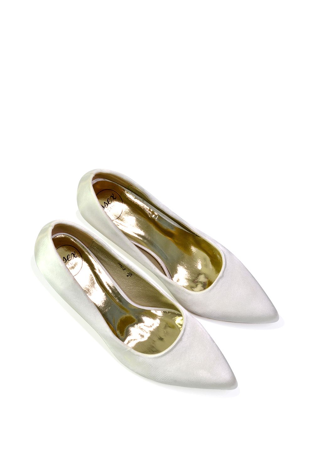 XY London 'Romi' Pointed Toe Court Shoes Mid Stiletto Heels image 3