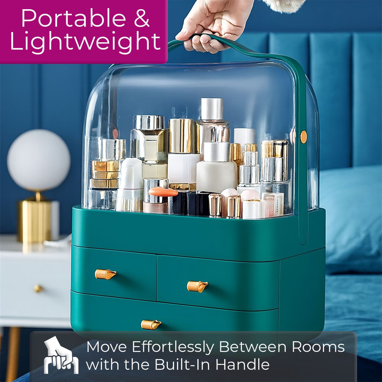 Neo Acrylic Makeup Organiser Cosmetic Storage Box image 6