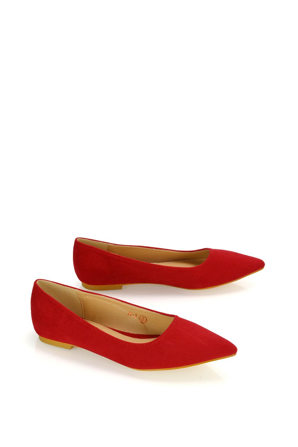 XY London 'Alessia' Flat Pointed Toe Low Heel Slip on Bridal Ballerina Pump Shoes image 4