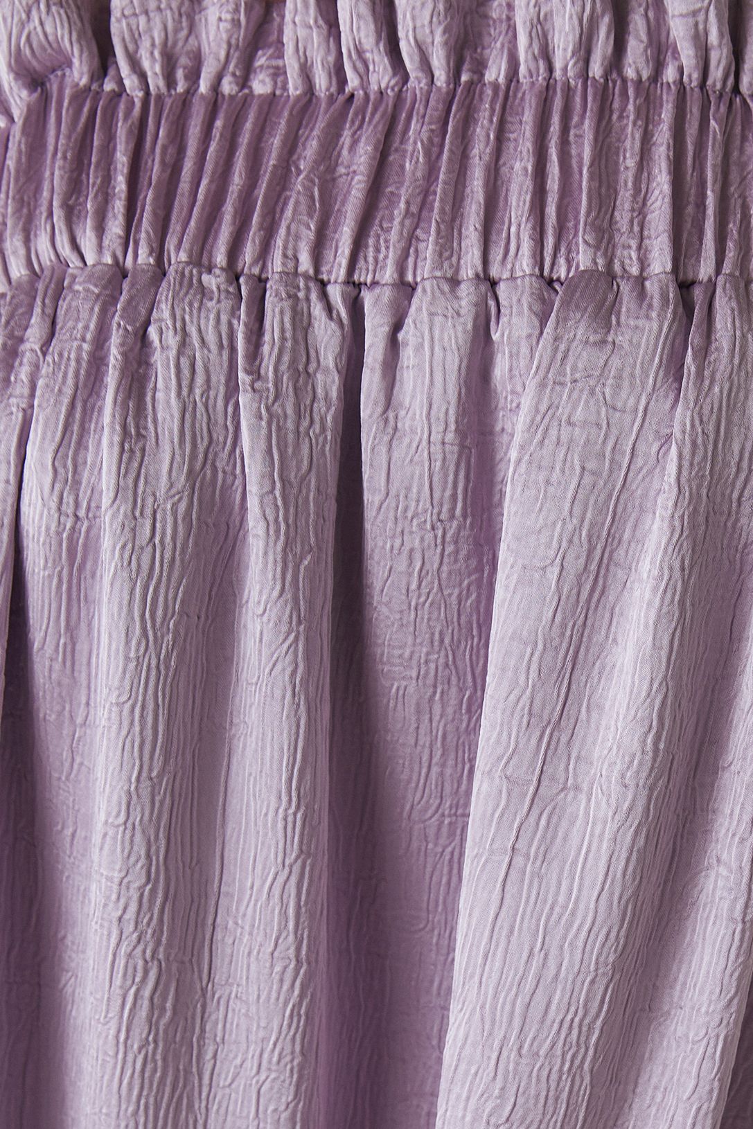 Warehouse Crushed Satin Strappy Midi Dress Lilac image 5