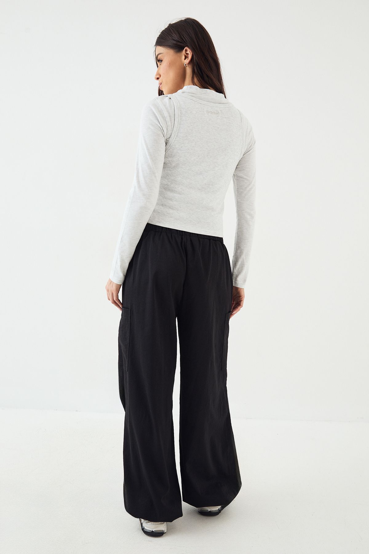 DSGN Studio DSGN Studio Oversized Cargo Trouser Black image 2