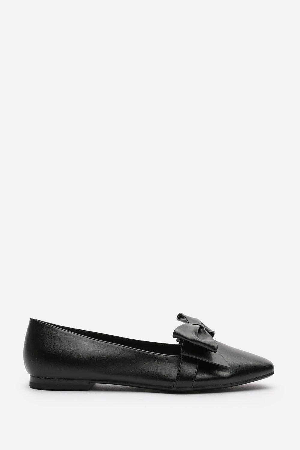 Where's That From 'Kaitlyn' Wide Fit Square Toe Ballet Flats With Bow Detail image 2