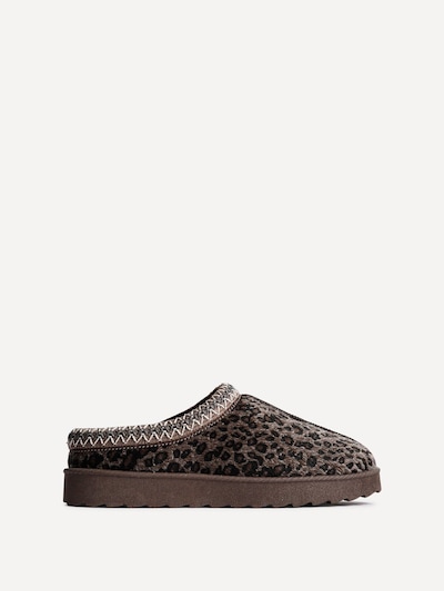 Linzi Tammy Leopard Print Slipper