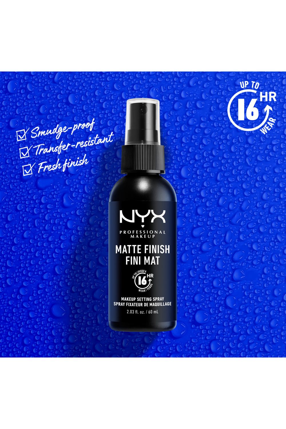 NYX Professional Makeup Makeup Setting Spray - Matte Set (Pack of 3) Multi image 3