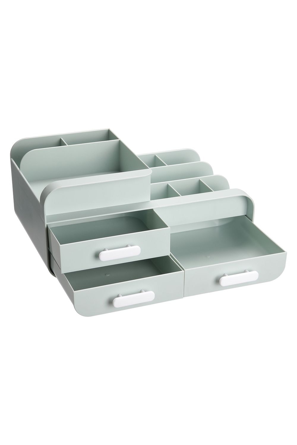 Living and Home Makeup Desk Organizer With Drawers,Countertop Organizer for Home Dormitory Office image 4