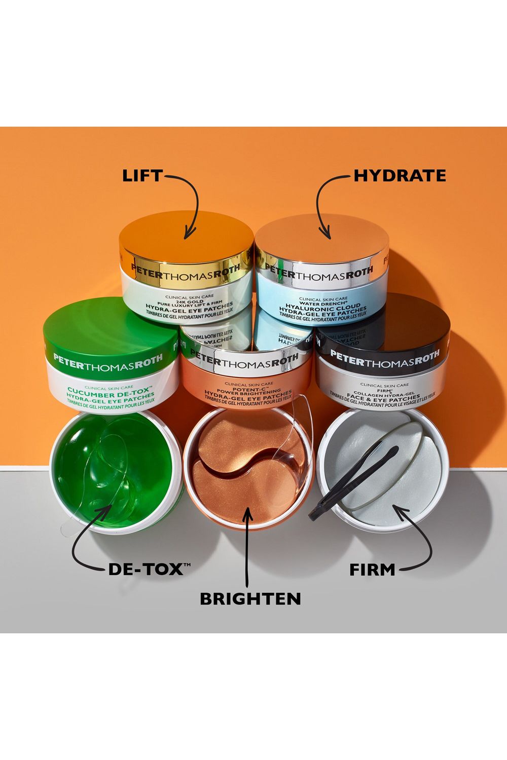 Peter Thomas Roth Cucumber De-Tox Hydra-Gel Eye Patches 15 pairs Multi image 5