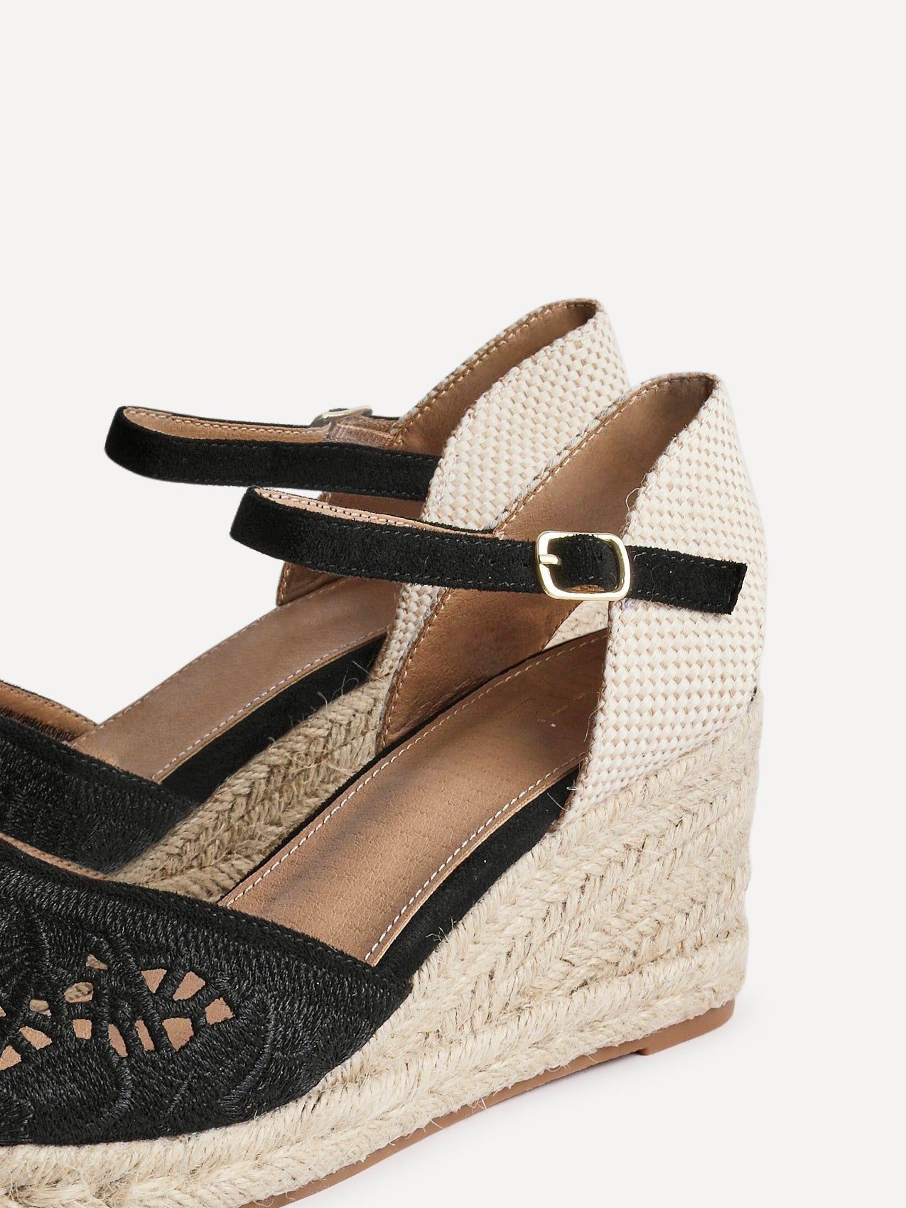Linzi Kayla Black Closed-Toe Wedge image 5