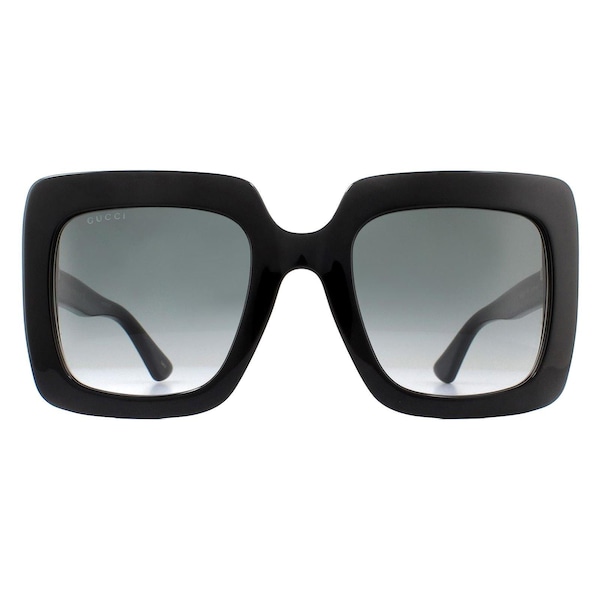 Gucci Square Black Grey Gradient Sunglasses