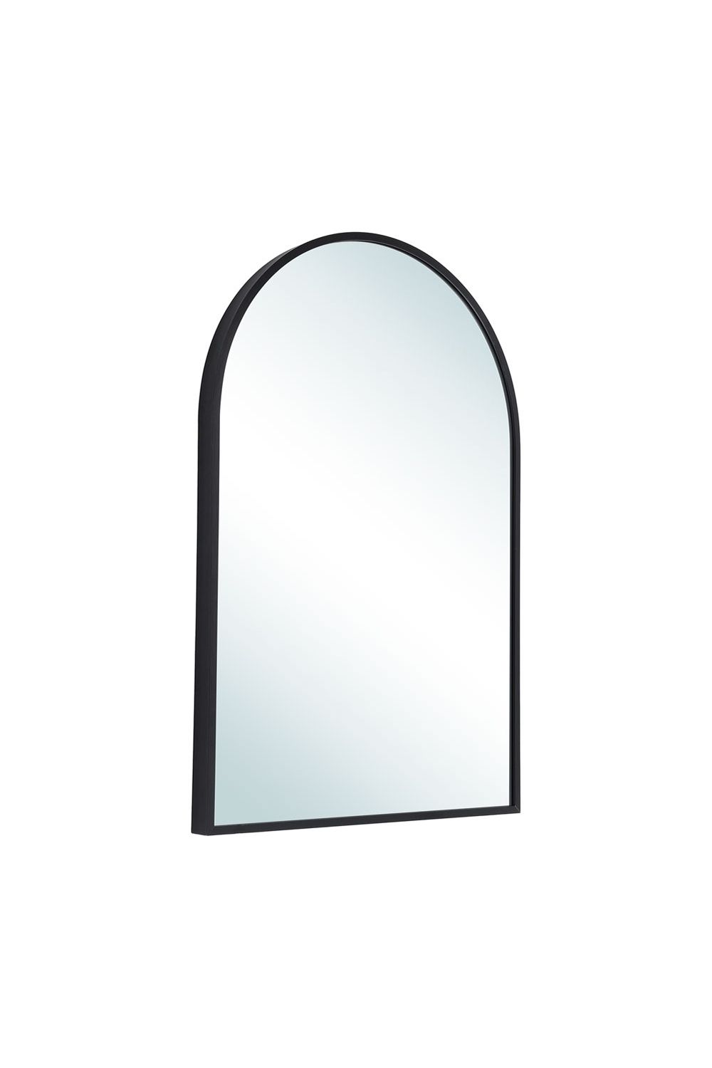 Living and Home 50x 70cm Modern Arched Metal Frame Bathroom Wall Mirror image 5