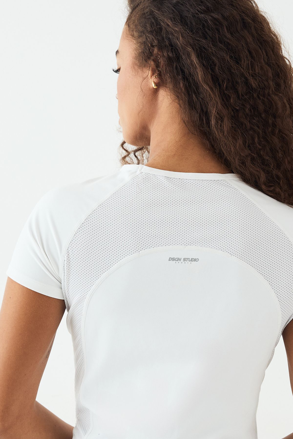 DSGN Studio DSGN Studio Reflective Mesh Panel Running Top White image 4