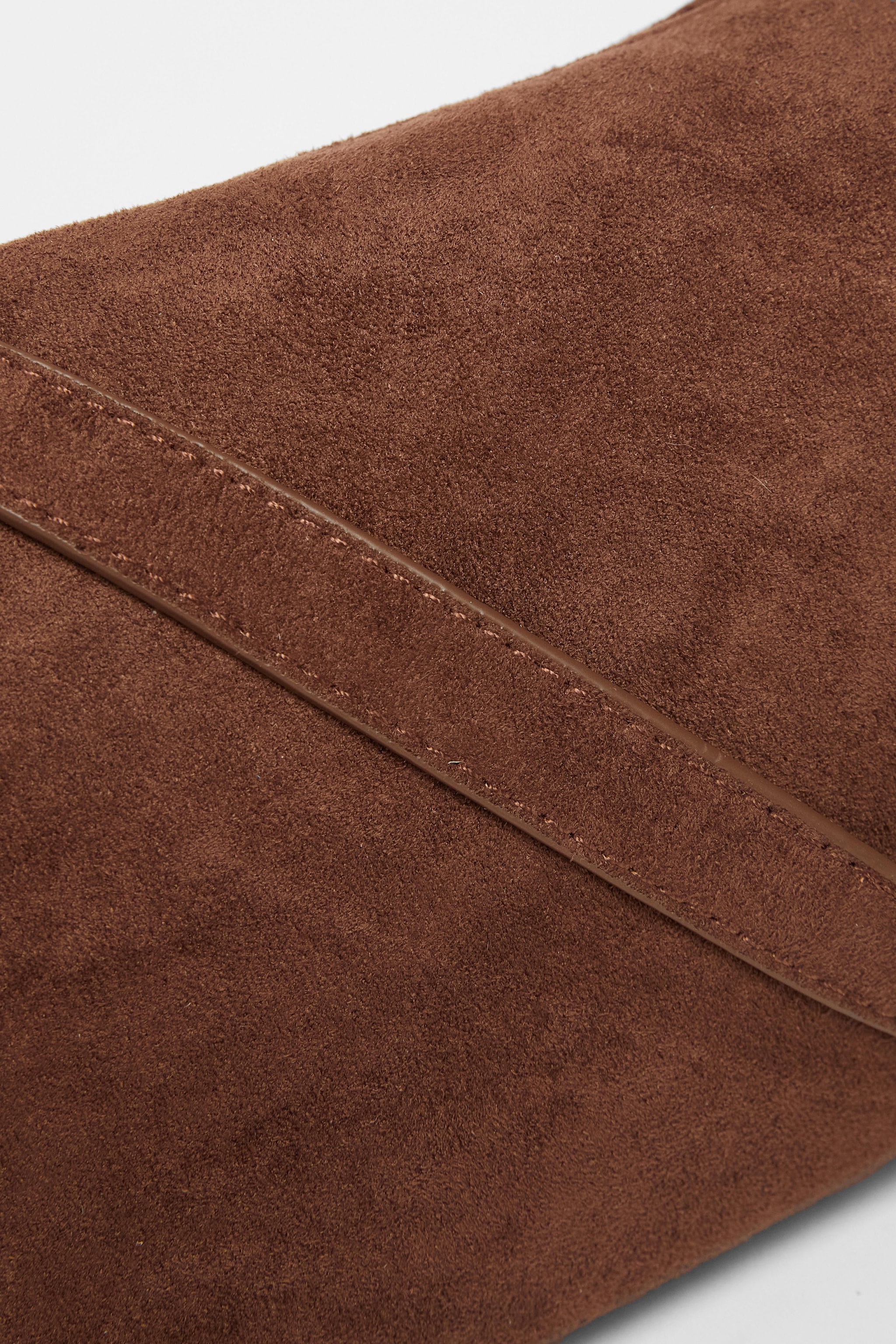 Quiz Brown Faux Suede Shoulder Bag image 5