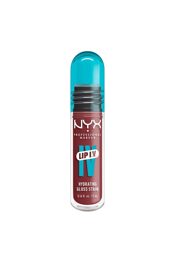 NYX Professional Makeup Lip IV Hydrating Gloss Stain, Lip Gloss 5ml Hydra Honey