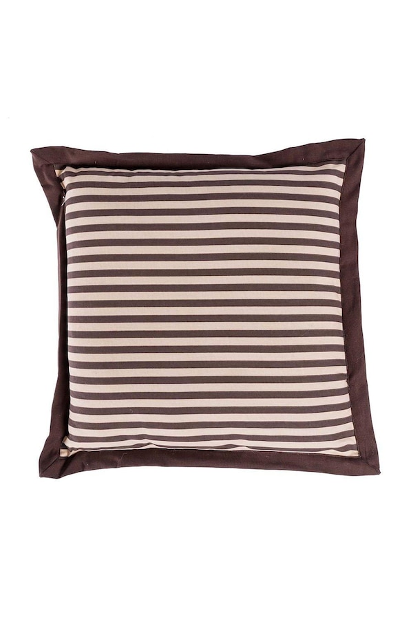 Homescapes Handmade Striped Seat Pad Soft Cotton Dining Chair Cushion