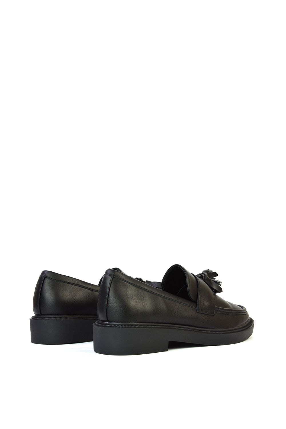 XY London 'Alida' Chunky Loafers Tassel Back To School Flat Shoes image 4